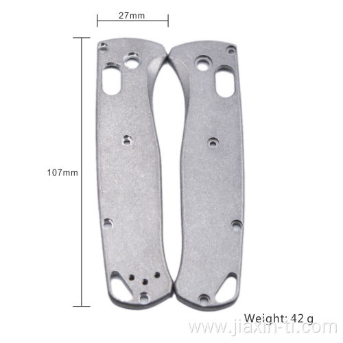 Custom Knife Frame Parts Titanium Knife Handle Scales
